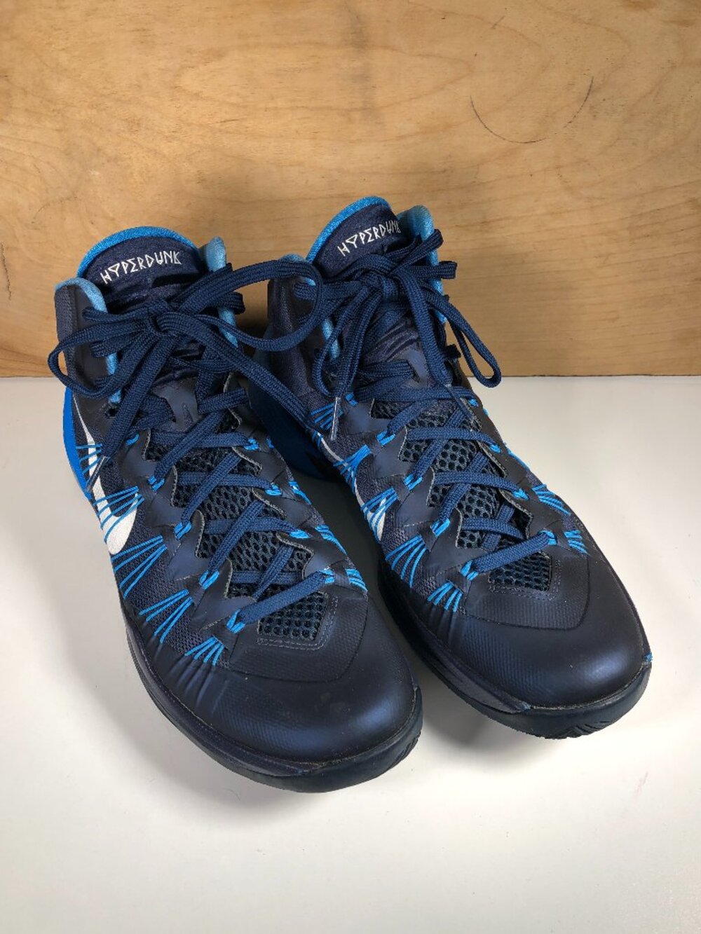 Nike Hyperdunk Men's US Size 9.5 Basketball Shoes 2013 Royal Blue 584433-400